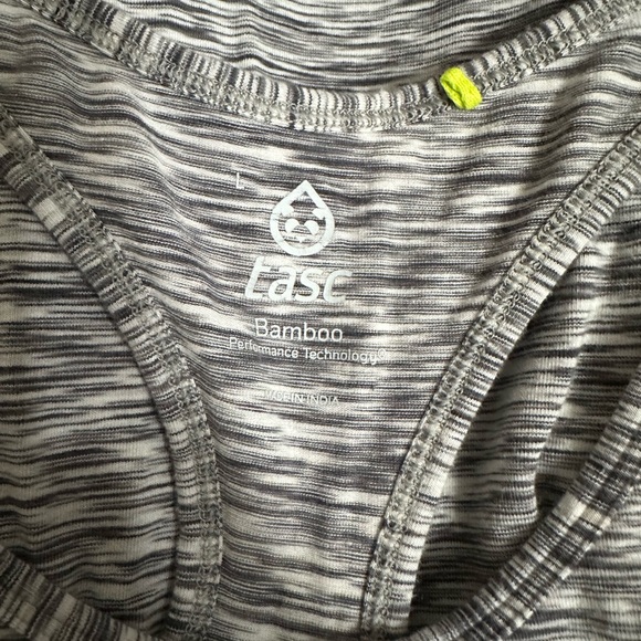 TASC Gray Racerback Tank Top - Picture 3 of 4